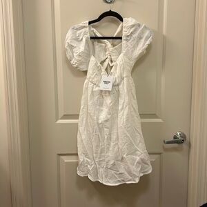 NWT Princess Polly Let’s Dance Mini Dress White (Size 6/M)